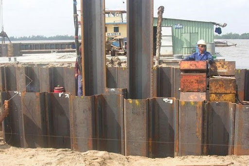 ÉP CỪ LARSEN BẰNG PHƯƠNG PHÁP ÉP TĨNH